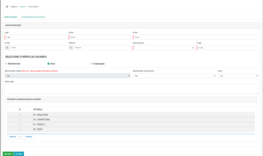 Sisgi - Cadastro de Usuários